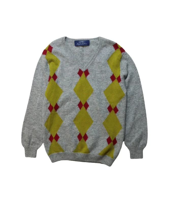 Men's Sweaters with Checkerboard PatternsGOBI Knit Sweater 5T - 6T