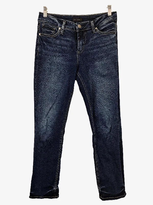 Classic Men's Jeans StyleSilver Jeans Essential Dark Wash Straight Jeans Size 8