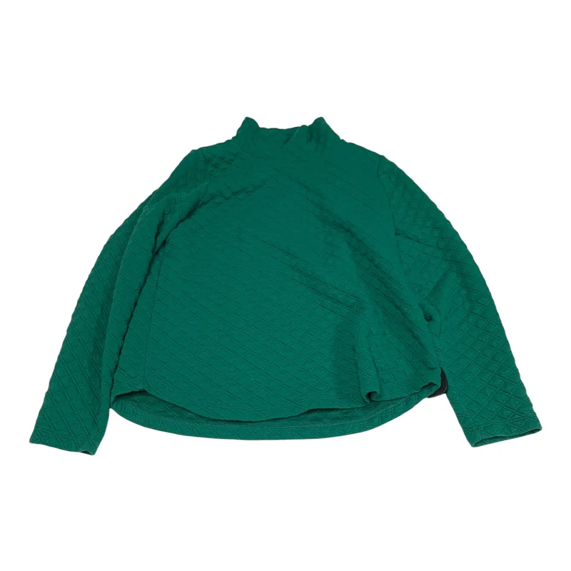 Men's Hoodies with Hidden ZippersSweatshirt Crewneck By J. Crew In Green, Size: M