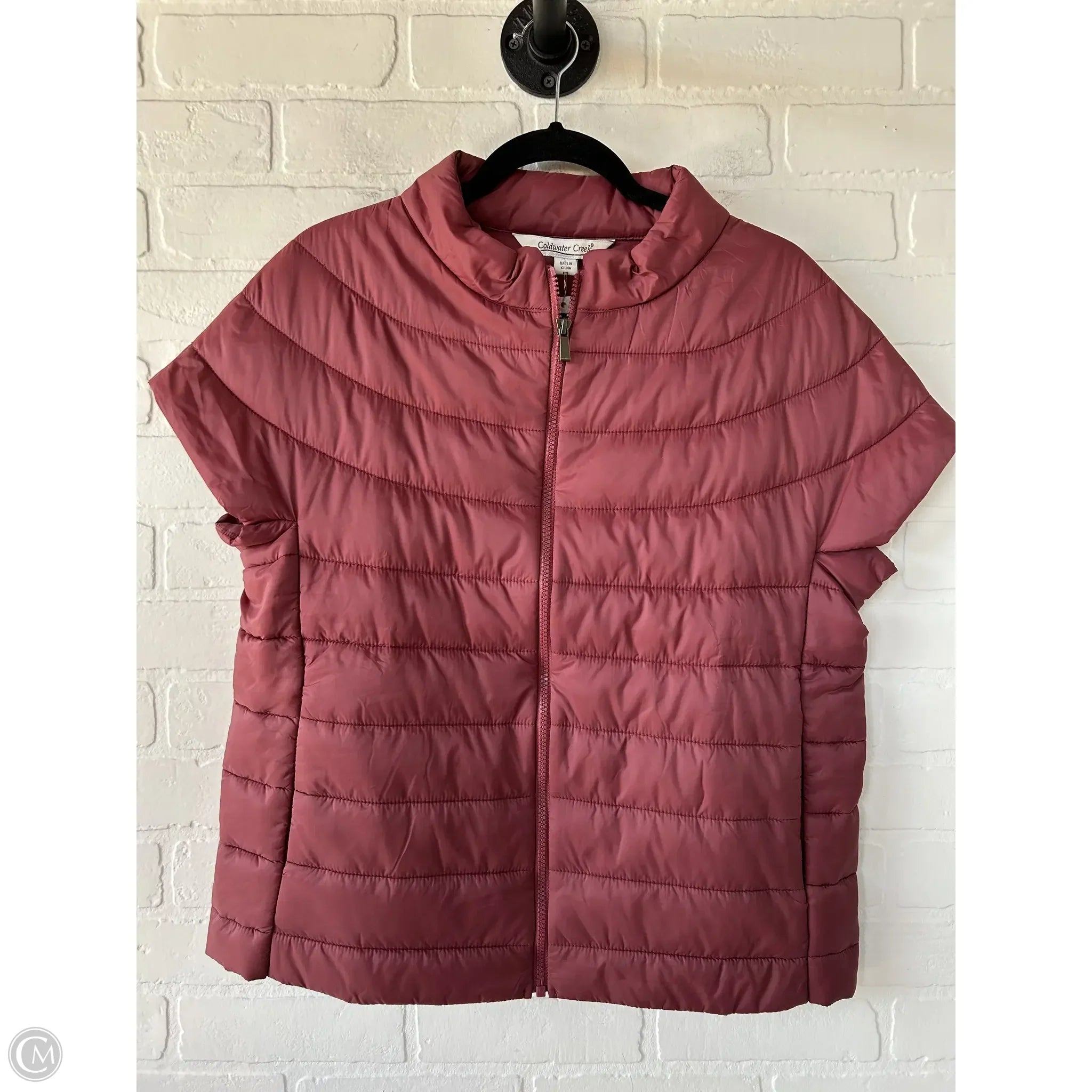 Luxurious Men's Cashmere CoatsVest Puffer & Quilted By Coldwater Creek In Red, Size: Sp