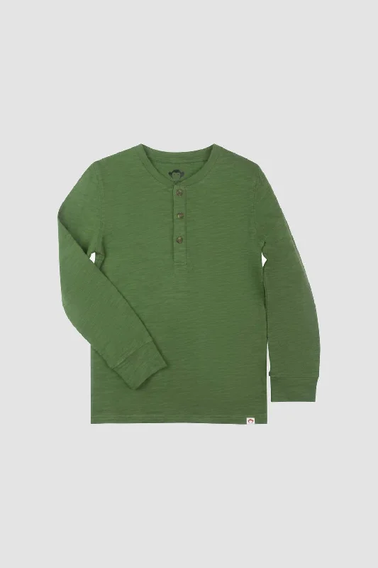 Classic Men's Dress ShirtsKids' Allday Henley Shirt In Green