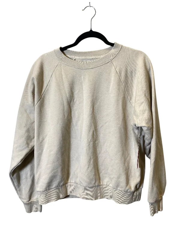 Best Men's Pullover HoodiesSweatshirt Crewneck By Gap In Tan, Size: M