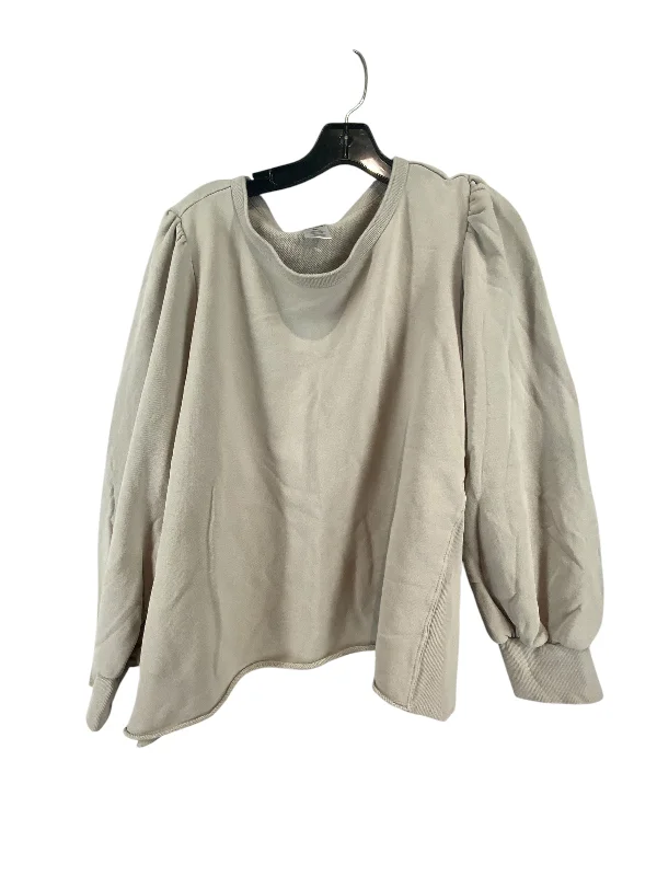 Men's Hoodies with Lined HoodsSweatshirt Crewneck By Clothes Mentor In Cream, Size: Xl Men's Hoodies with Lined HoodsSweatshirt Crewneck By Clothes Mentor In Cream, Size: Xl