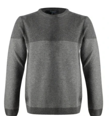 Men's Sweaters with Skinny FitsViyella Crew Neck Sweater - Grey 555648-3898