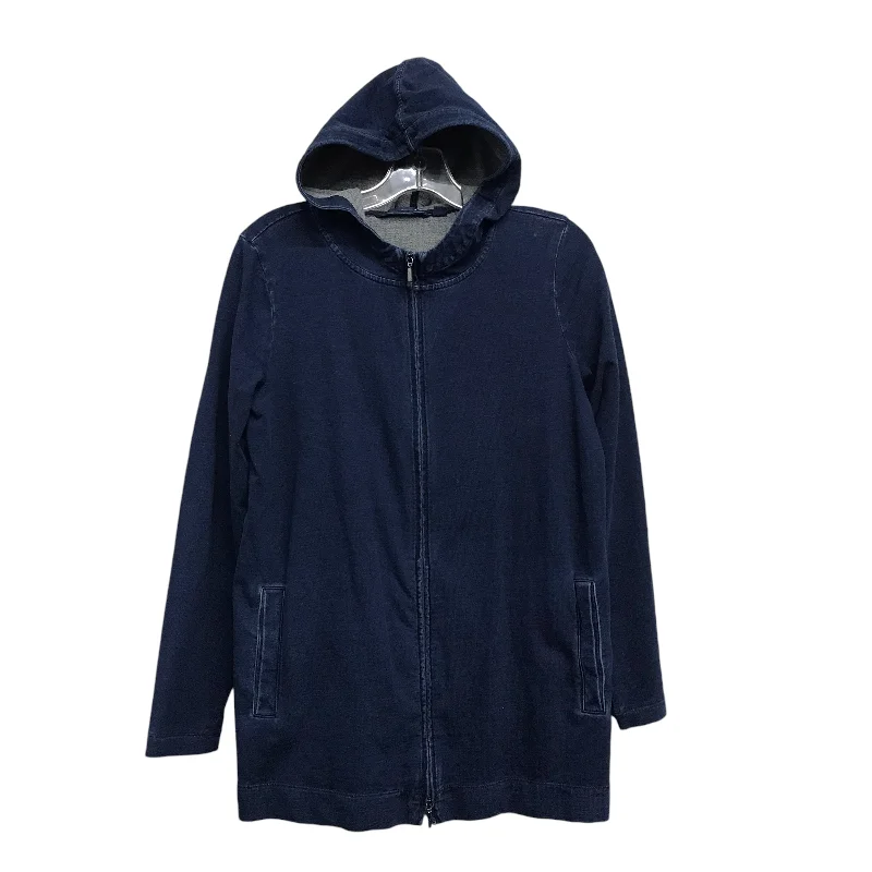Affordable Men's HoodiesSweatshirt Hoodie By Pure Jill In Navy, Size:S