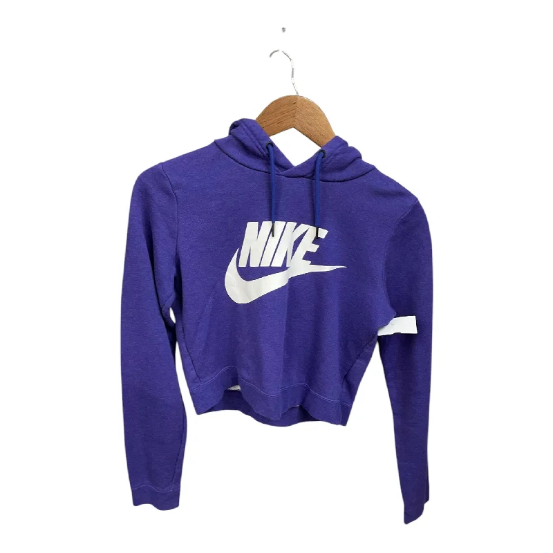 Men's Hoodies with Stretch FabricSweatshirt Hoodie By Nike Apparel In Purple, Size: Xs Men's Hoodies with Stretch FabricSweatshirt Hoodie By Nike Apparel In Purple, Size: Xs