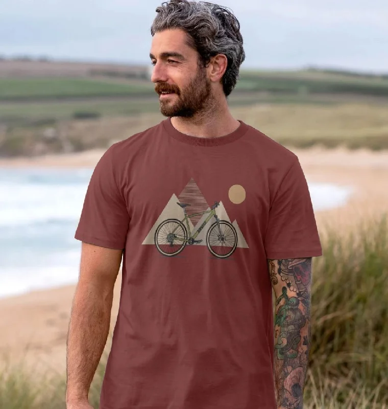 Men's Shirts with Button-Down CollarsCycling T-shirt