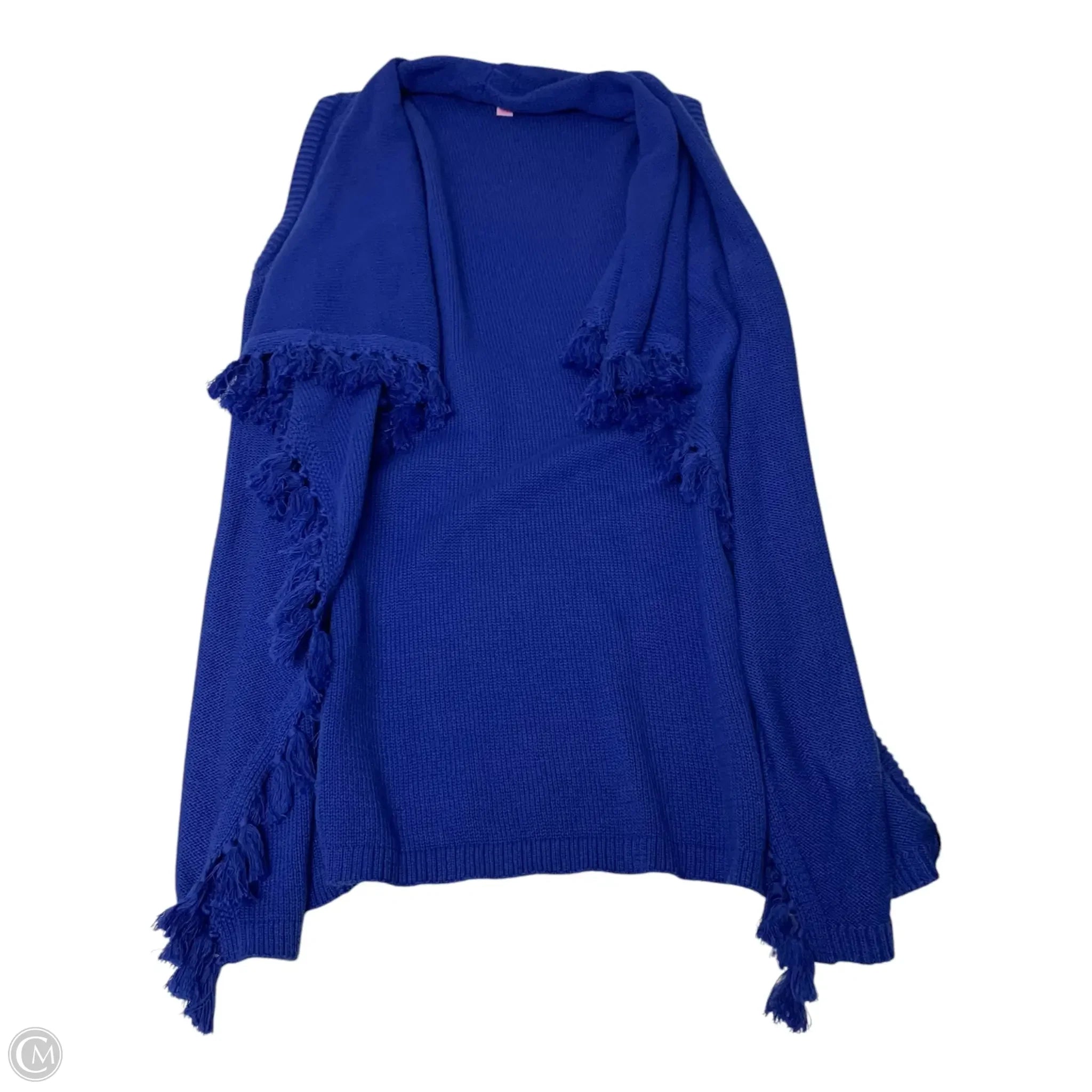 Men's Coats for Short MenVest Designer By Lilly Pulitzer In Blue, Size: M