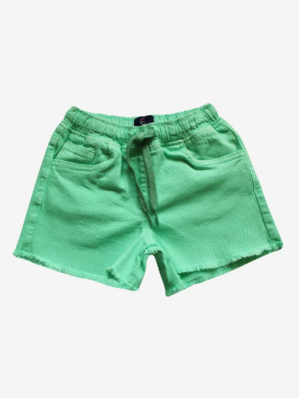 Oversized and Relaxed Men's Loungewear ShortsGirls Over Dyed Denim Hot Shorts