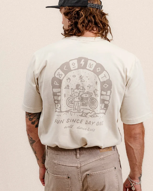 Men's Shirts with Moisture-Wicking FabricSince Day One T-Shirt - Bone