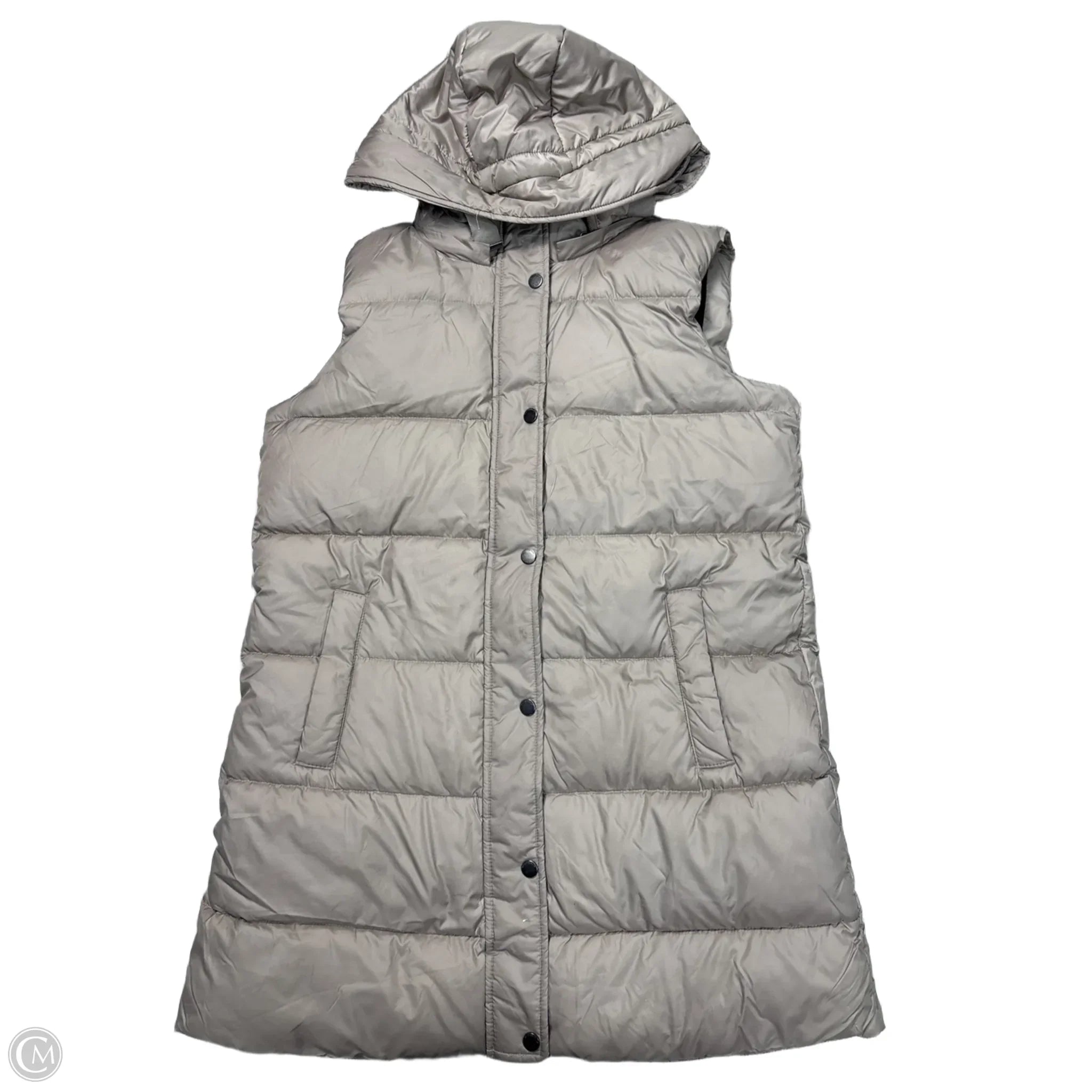 Men's Coats with Velcro ClosuresVest Puffer & Quilted By Weatherproof In Tan, Size: M Men's Coats with Velcro ClosuresVest Puffer & Quilted By Weatherproof In Tan, Size: M