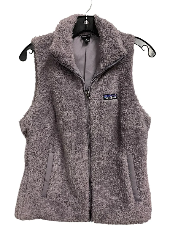 Cool Men's Pea CoatsVest Fleece By Patagonia In Purple, Size: M