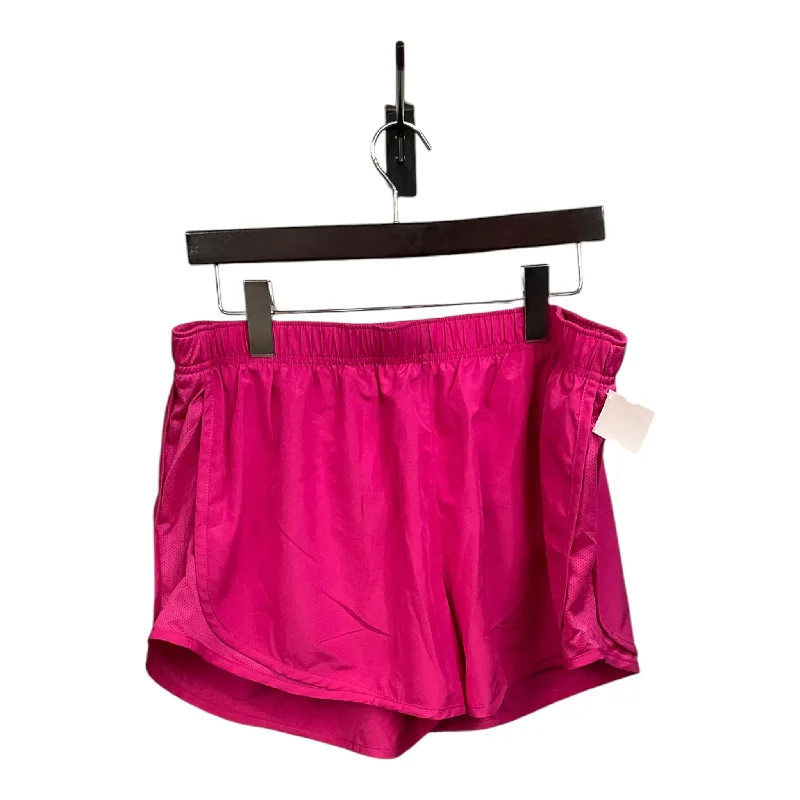 Wide-Leg Men's Casual ShortsAthletic Shorts By Nike Apparel In Pink, Size: Xl
