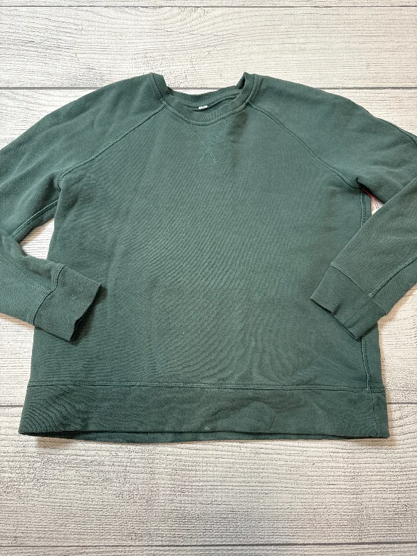Men's Hoodies with Hidden Pockets for PhonesAthletic Sweatshirt Crewneck By Lululemon In Green, Size: S Men's Hoodies with Hidden Pockets for PhonesAthletic Sweatshirt Crewneck By Lululemon In Green, Size: S