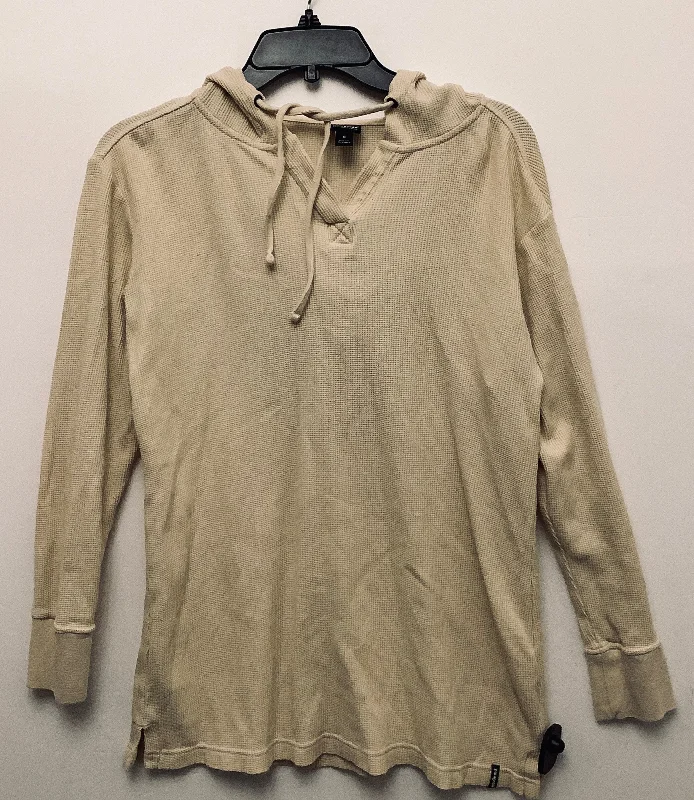 Men's Hoodies with Button-Down PocketsSweatshirt Hoodie By Patagonia In Cream, Size: M Men's Hoodies with Button-Down PocketsSweatshirt Hoodie By Patagonia In Cream, Size: M