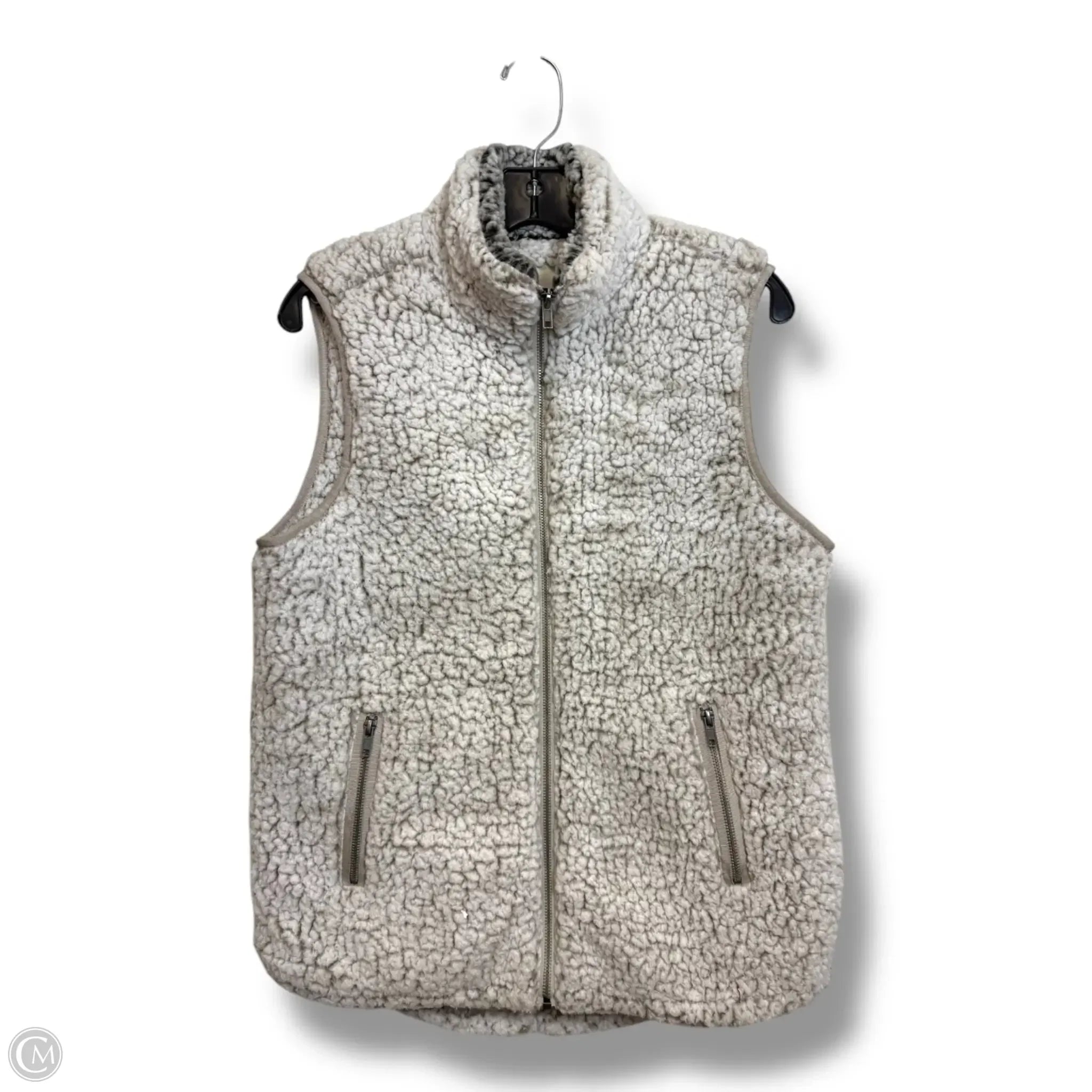 Affordable Men's Winter CoatsVest Faux Fur & Sherpa By Thread And Supply In Grey, Size: S Affordable Men's Winter CoatsVest Faux Fur & Sherpa By Thread And Supply In Grey, Size: S