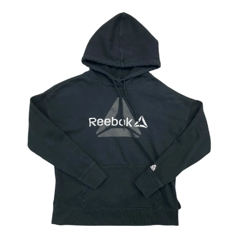 Men's Hoodies for HikingSweatshirt Hoodie By Reebok In Black, Size: Xs