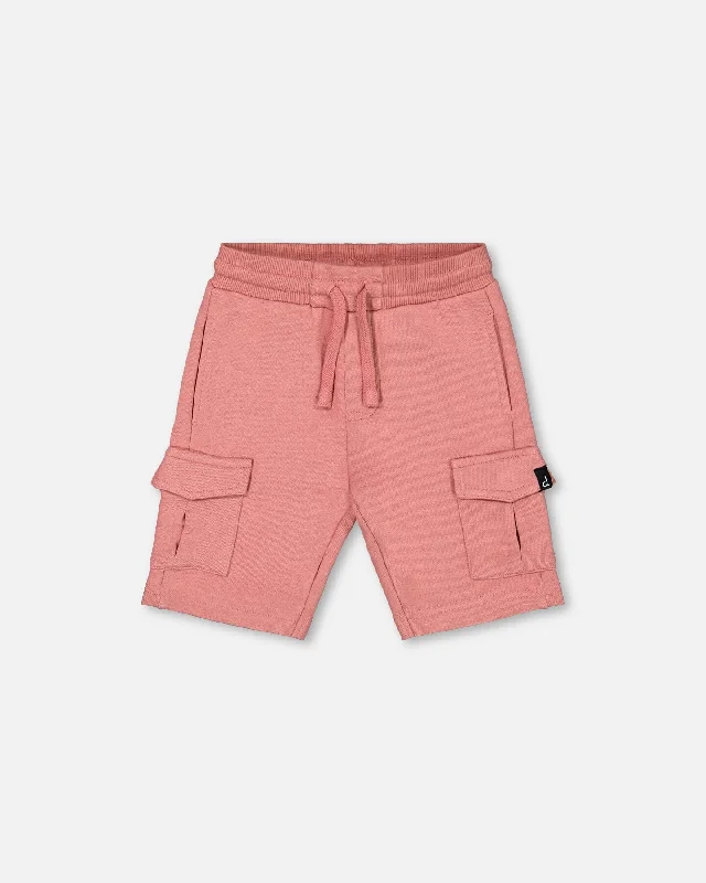 Men's Classic Denim Jean Shorts for Everyday WearFrench Terry Short Dark Old Rose