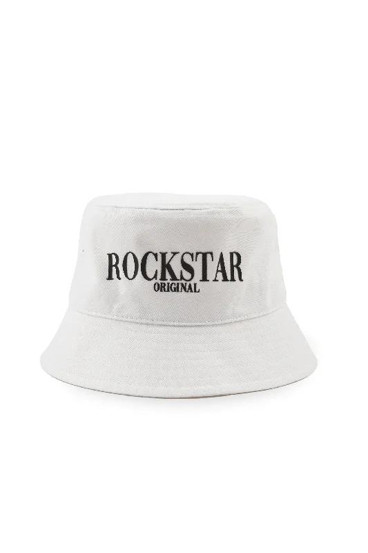 Boys' Snapback CapsOctavio Bucket Hat-White