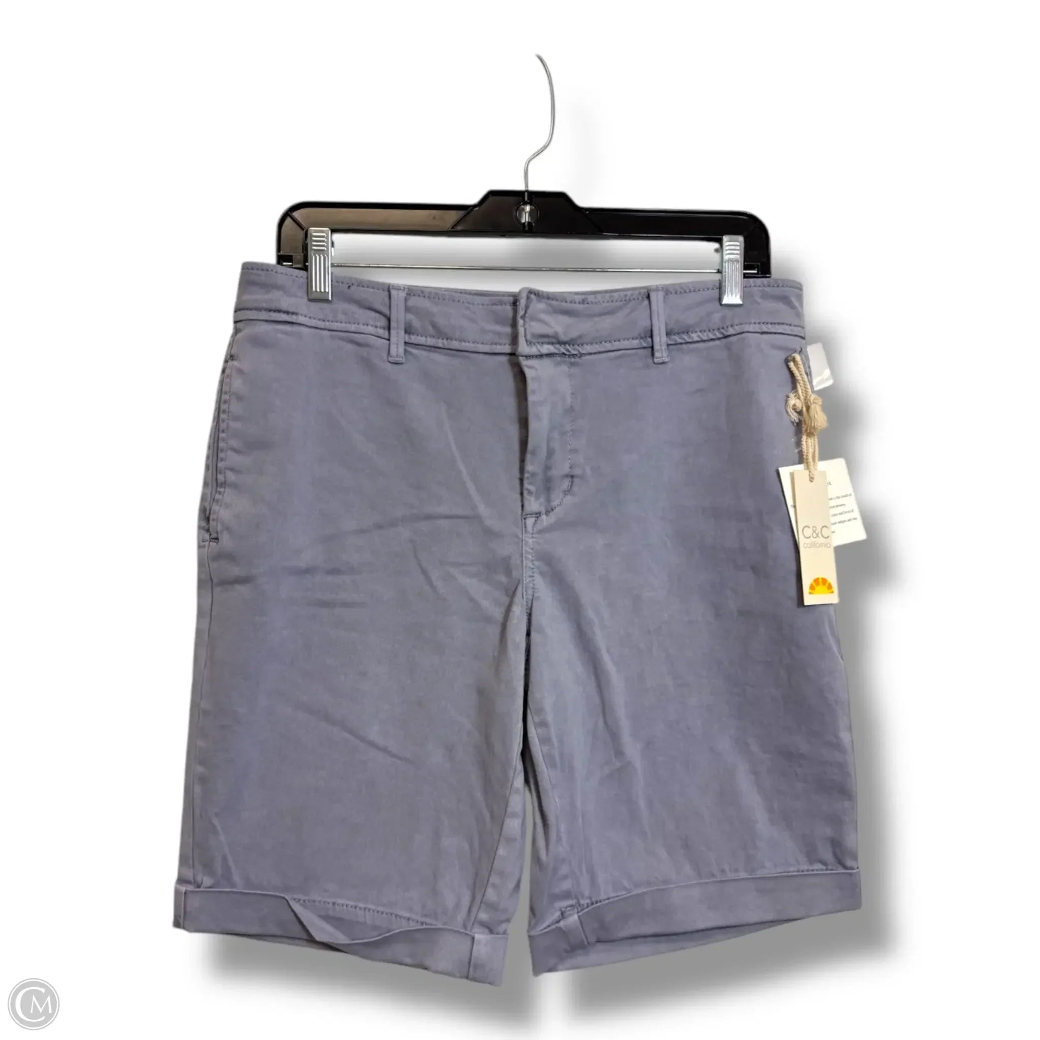 Fashion-Forward Men's Pattern ShortsShorts By Cc In Blue, Size: 6