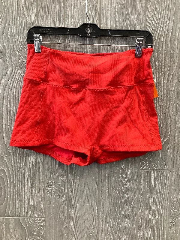 Men's Classic Denim Jean ShortsAthletic Shorts By Fabletics In Red, Size: Xl