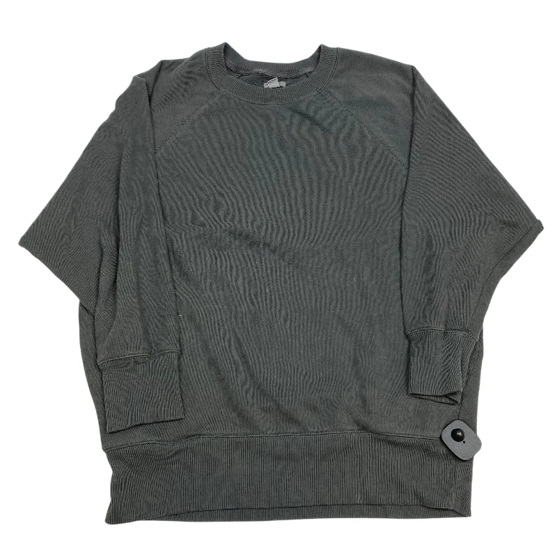 Men's Hoodies with Button-Down PocketsSweatshirt Crewneck By Aerie In Grey, Size: S