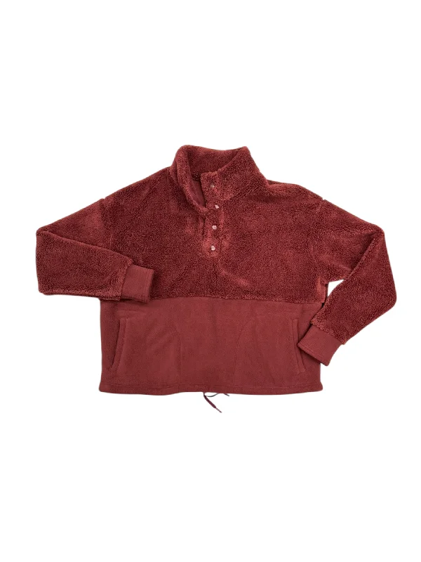 Men's Hoodies with Contrast StitchingAthletic Sweatshirt Crewneck By All In Motion In Red, Size: L Men's Hoodies with Contrast StitchingAthletic Sweatshirt Crewneck By All In Motion In Red, Size: L