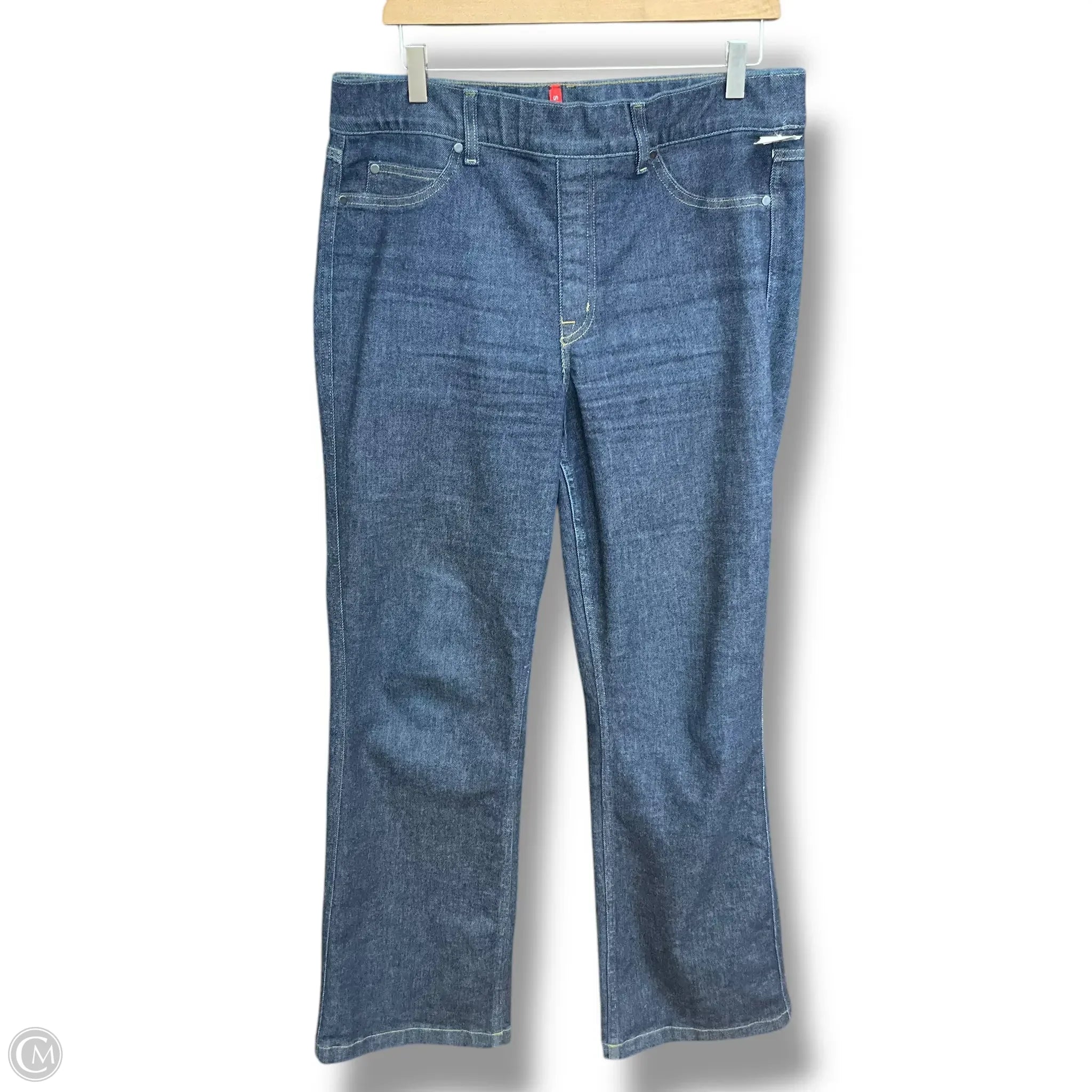 Men's Jeans with Stretch FabricJeans Boot Cut By Spanx In Blue Denim, Size: Xl