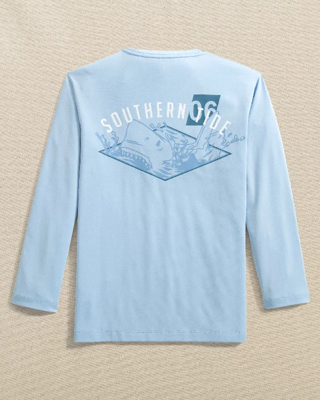 Men's Tailored Shirts for a Professional AppearanceKids Shark Attack Performance Long Sleeve T-Shirt Men's Tailored Shirts for a Professional AppearanceKids Shark Attack Performance Long Sleeve T-Shirt