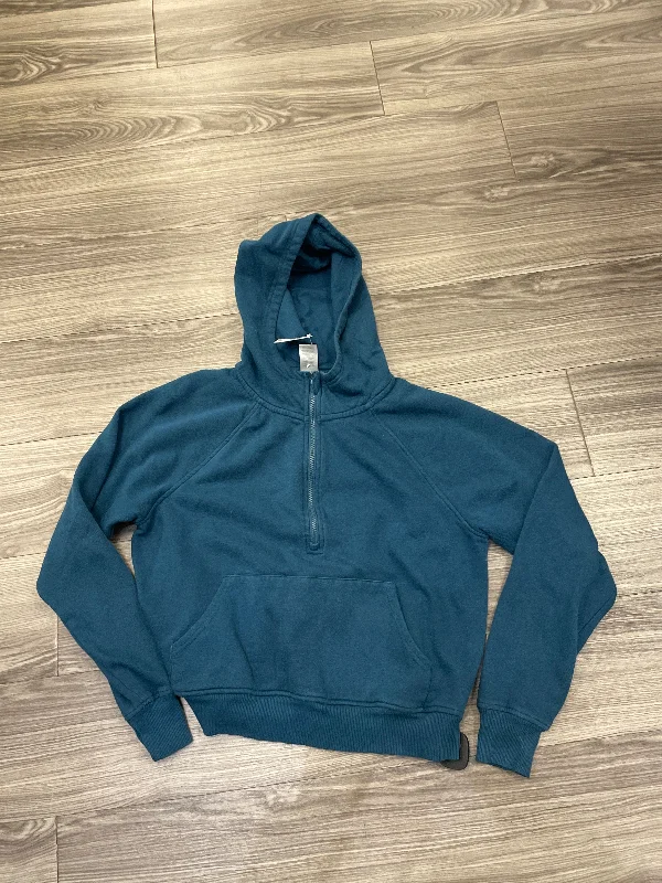 Men's Hoodies for CampingSweatshirt Hoodie By Clothes Mentor In Blue, Size: L