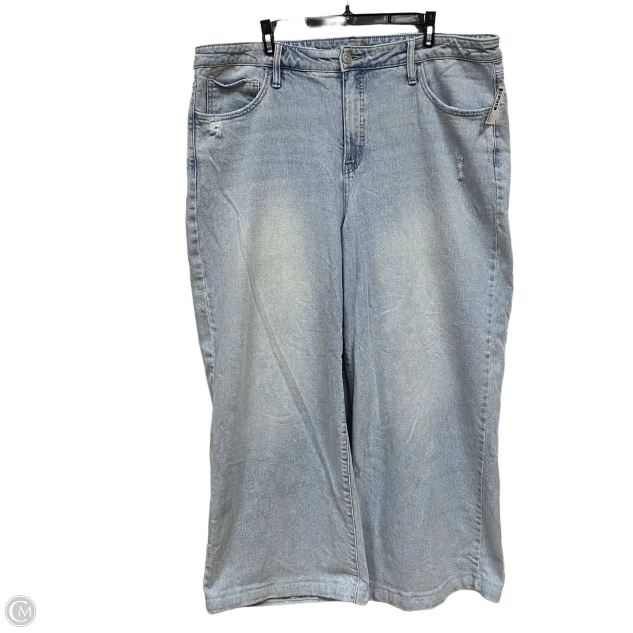 Best Selling Men's Jeans BrandsJeans Wide Leg By Ava & Viv In Blue Denim, Size: 18