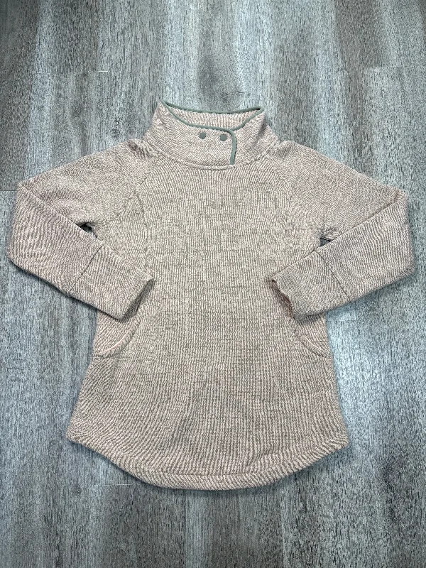 Men's Hoodies with Zipper DetailsAthletic Sweatshirt Collar By Prana In Tan, Size: M Men's Hoodies with Zipper DetailsAthletic Sweatshirt Collar By Prana In Tan, Size: M
