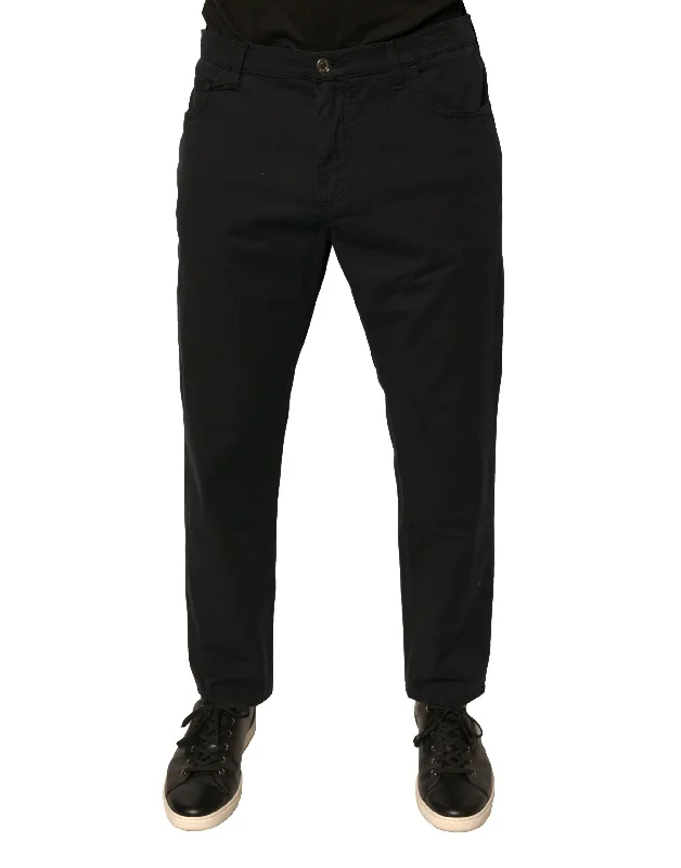 Men's Tapered JeansDolce & Gabbana Logo Cotton Stretch Skinny blue Men's Jeans (Pre-Owned) Men's Tapered JeansDolce & Gabbana Logo Cotton Stretch Skinny blue Men's Jeans (Pre-Owned)