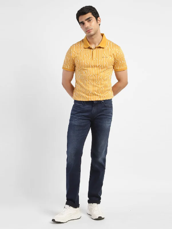 Men's Shirts with Striped PatternsMen's Geometric Print Slim Fit T-shirt