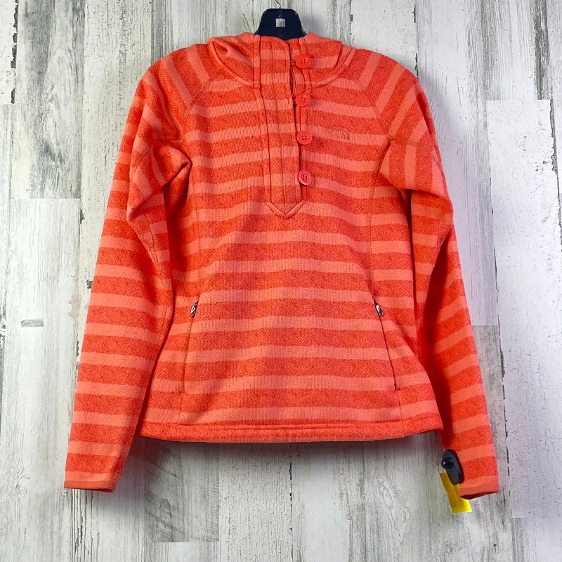 Practical Men's Water-Resistant HoodiesSweatshirt Hoodie By The North Face In Orange, Size: Xs Practical Men's Water-Resistant HoodiesSweatshirt Hoodie By The North Face In Orange, Size: Xs