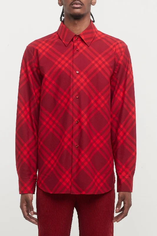 Men's Coats with ZippersBurberry Ripple IP Check Button Down Shirt