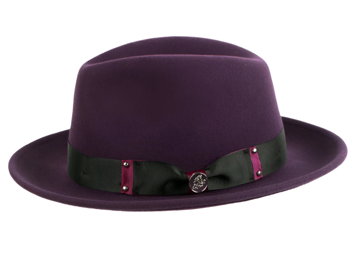 Comfortable Bucket Hats for TravelBlackberry Steven Land Men's Wool Fedora Felt Winter Hat-The Brooklyn Comfortable Bucket Hats for TravelBlackberry Steven Land Men's Wool Fedora Felt Winter Hat-The Brooklyn