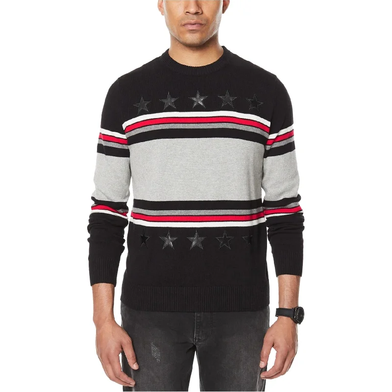 Men's Sweaters with Elastic WaistbandsSean John Mens Stripe Pullover Sweater
