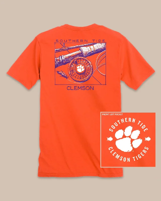 Men's Shirts with Custom MonogramsClemson Tigers Gameday Fly Reel T-Shirt