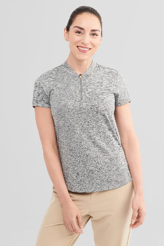 Breathable Men's Mesh TopsPolo manches courtes athlétique - Femme