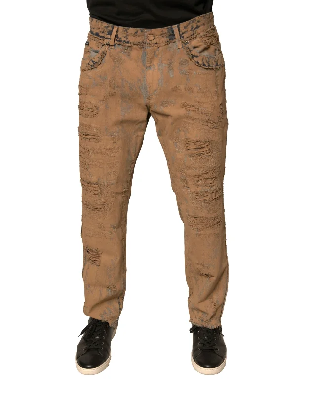 Durable Workwear Men's JeansDolce & Gabbana Tatte Cotton Skinny blue Men's Jeans