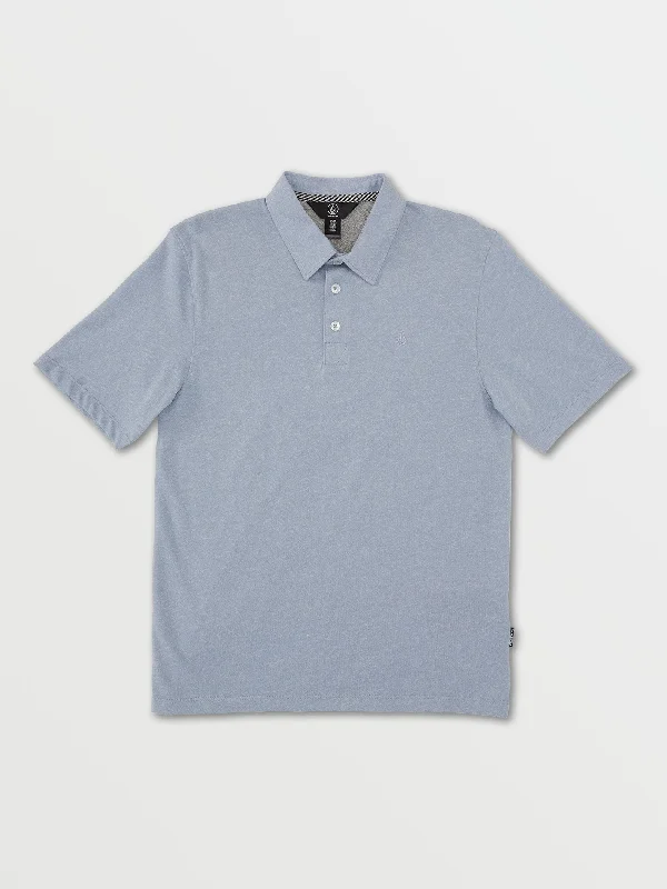 Men's Shirts with Single-Breasted DesignsBig Boys Wowzer Polo Short Sleeve - Ashley Blue Men's Shirts with Single-Breasted DesignsBig Boys Wowzer Polo Short Sleeve - Ashley Blue