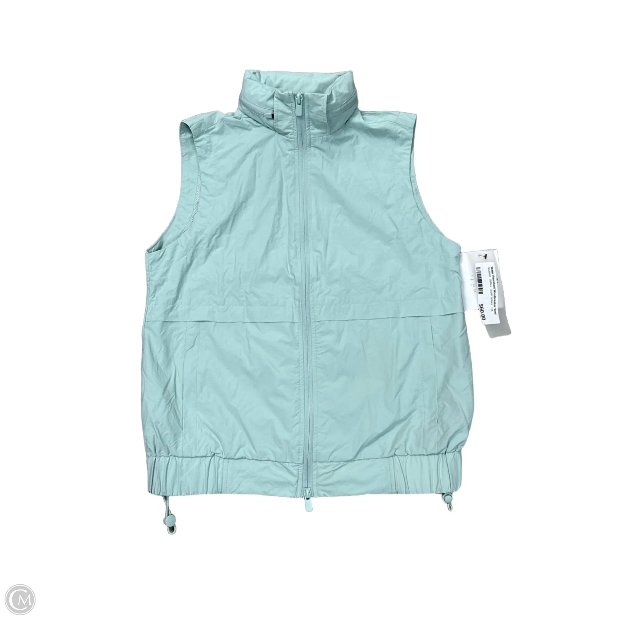 Warm Men's Down JacketsVest Other By Mono B In Green, Size: S