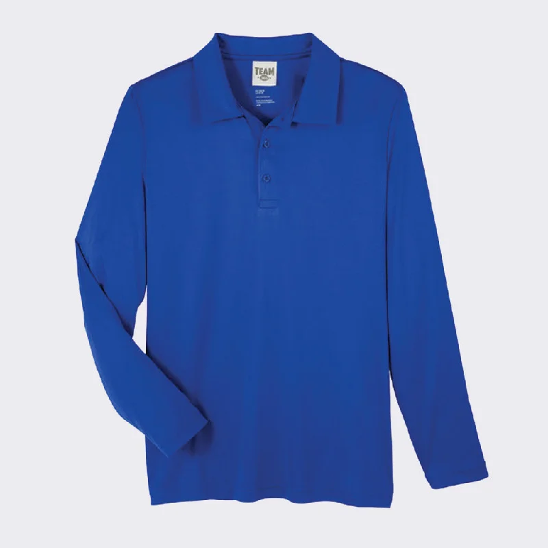 Men's Shirts with Embellished CollarsEpik Zone Long Sleeve Polo
