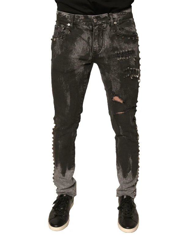 Jeans for Men with a Curvy BodyDolce & Gabbana Embellished Cotton Skinny blue Men's Jeans (Pre-Owned) Jeans for Men with a Curvy BodyDolce & Gabbana Embellished Cotton Skinny blue Men's Jeans (Pre-Owned)