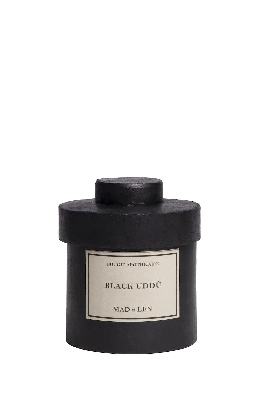 Men's Coats with Contrast StitchingMad Et Len Black Uddu Candle with White Wax