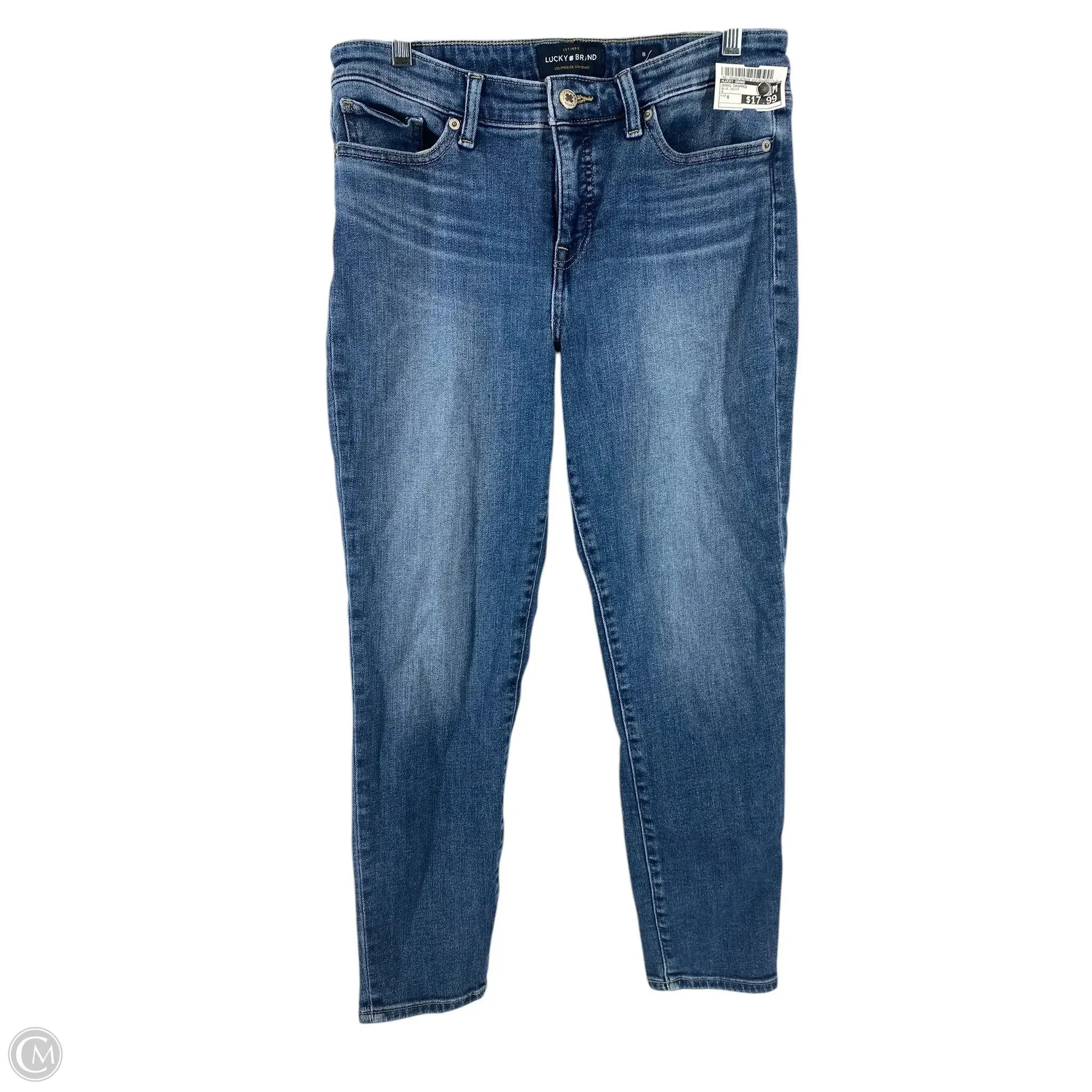 Comfort-Fit Men's JeansJeans Cropped By Lucky Brand In Blue Denim, Size: 8