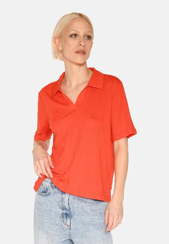 Men's Shirts with Scoop NecksPetra polo t-shirt 4159 - Fiesta