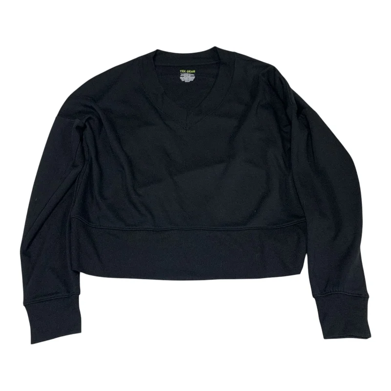 Men's Hoodies for Short MenAthletic Sweatshirt Crewneck By Tek Gear In Black, Size: S