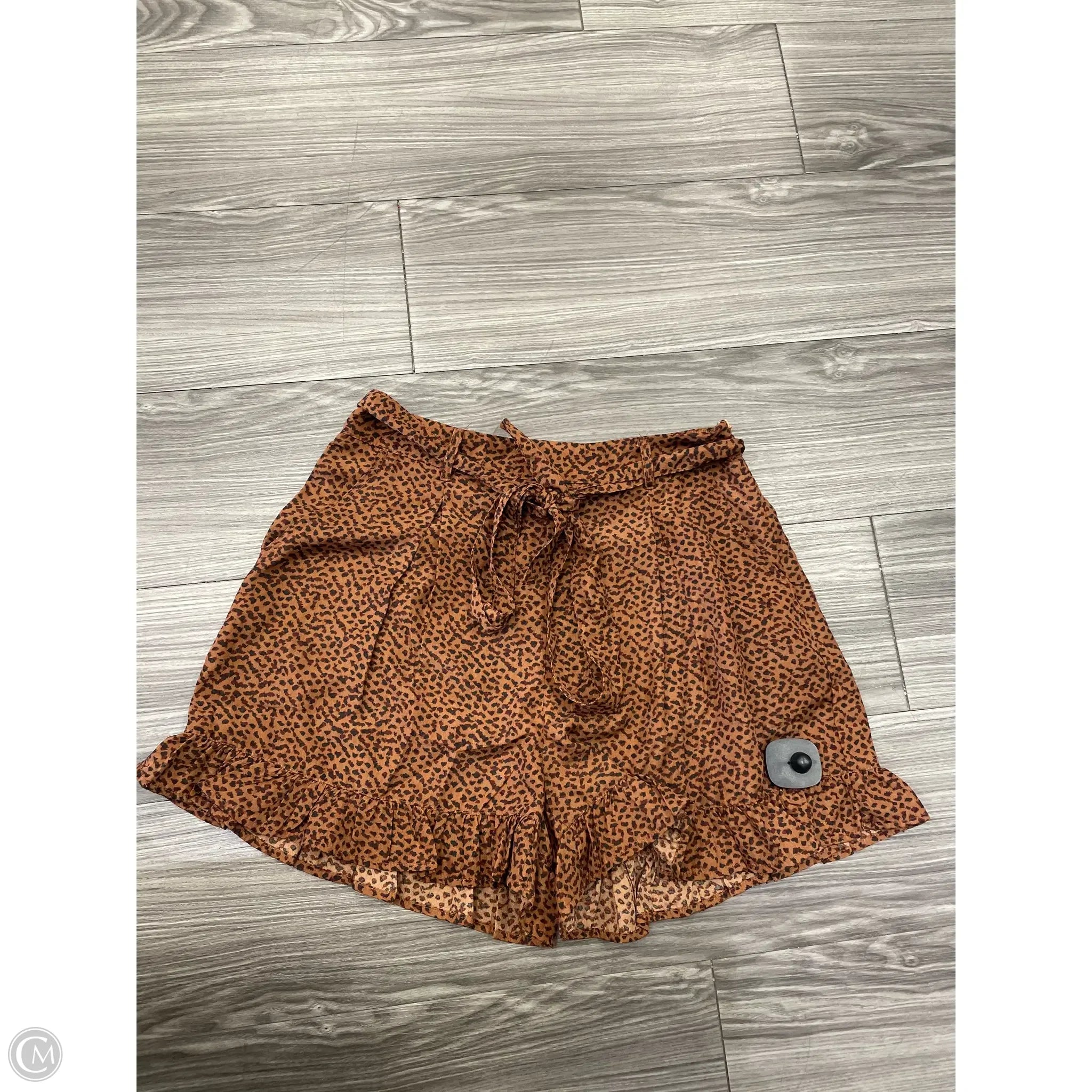 Yoga-Friendly Men's Flex ShortsShorts By Mittoshop In Animal Print, Size: M